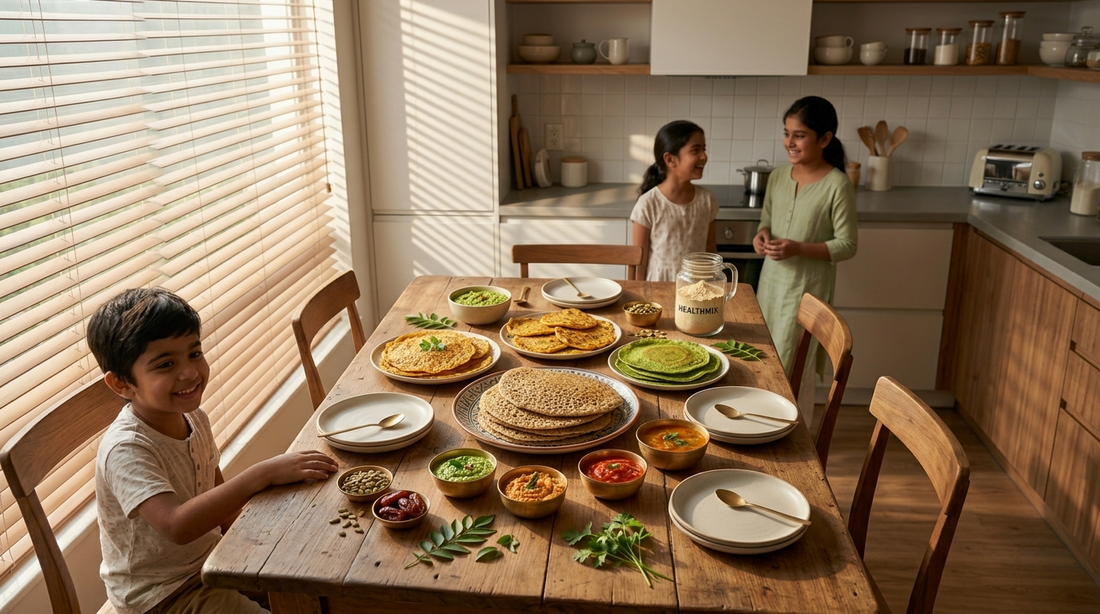 Healthy Breakfast Options Indian Veg: Sprouted Millet Recipes for Families