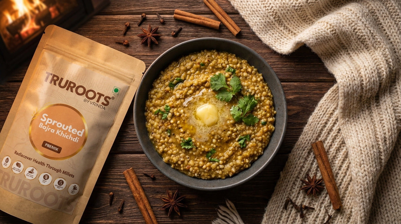 Sprouted Bajra Khichdi: Winter Warmth in 15 Minutes