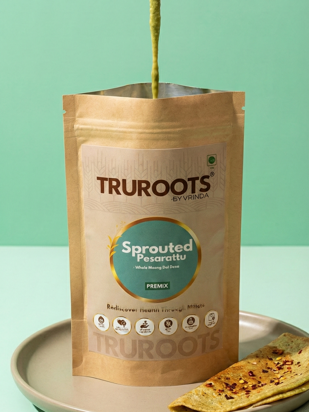 TruRoots Sprouted Pesarattu Premix