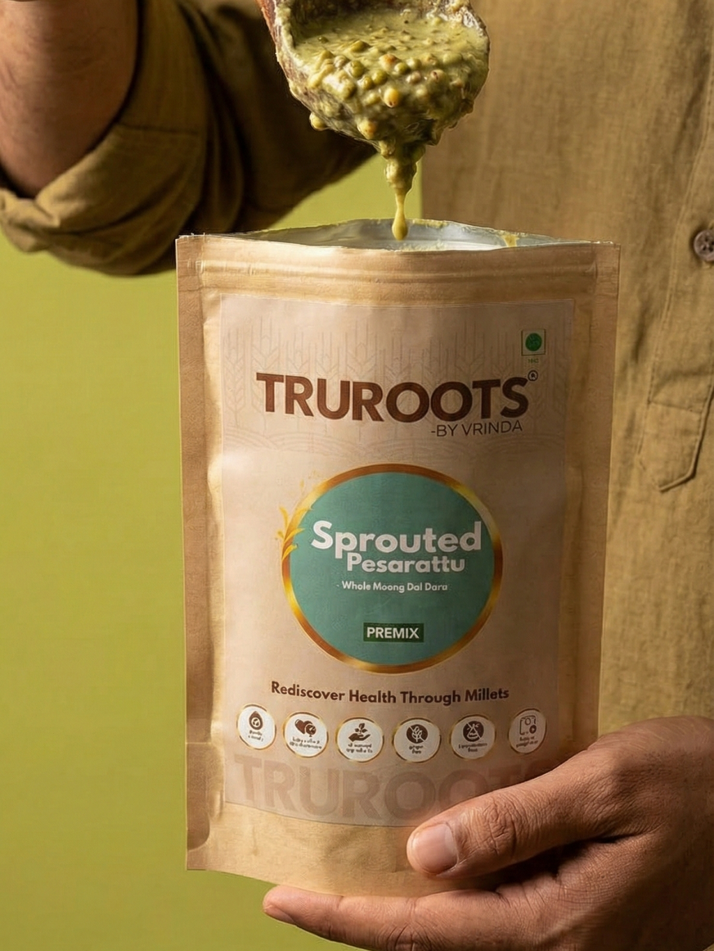 TruRoots Sprouted Pesarattu Premix