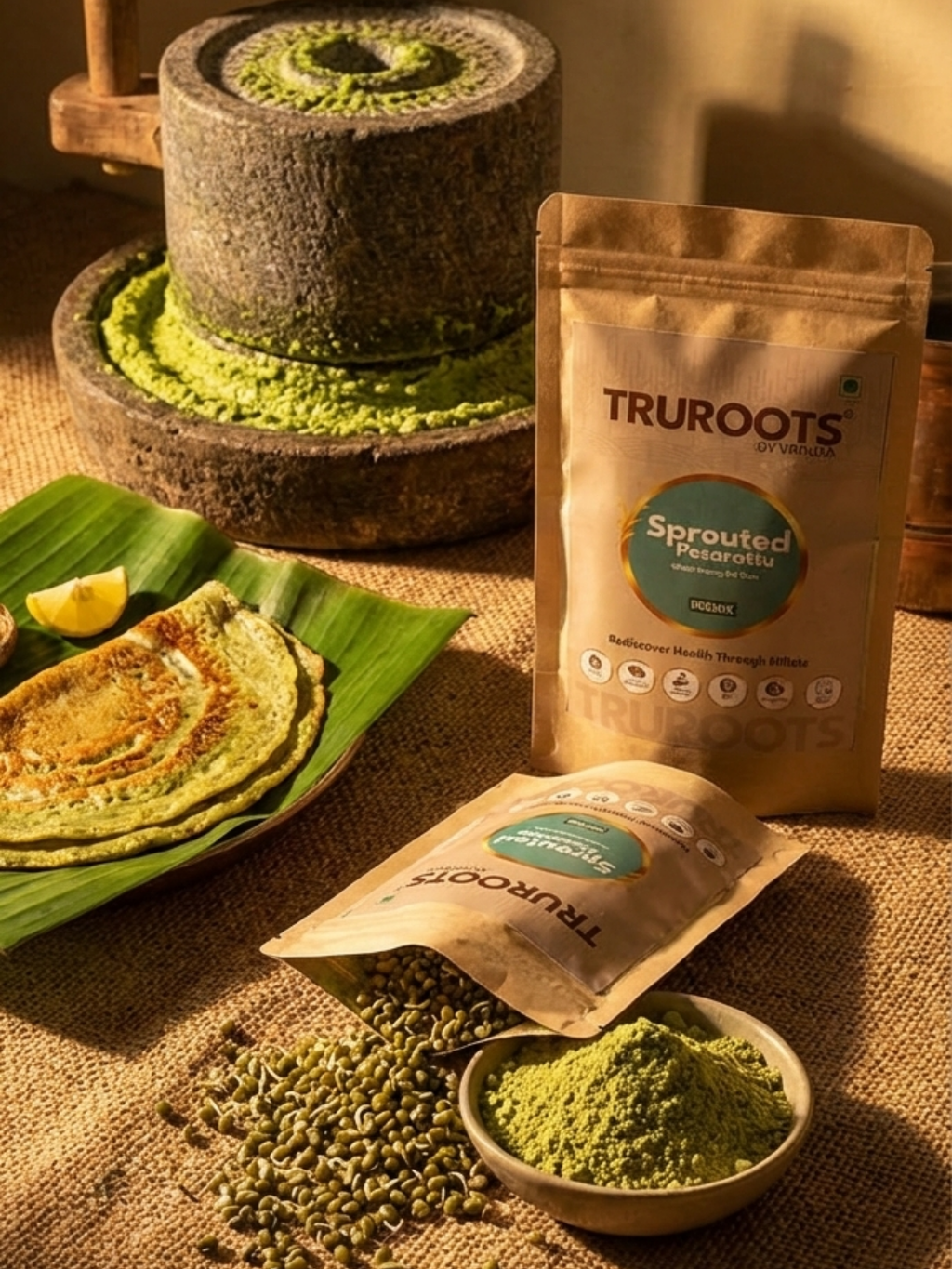 TruRoots Sprouted Pesarattu Premix