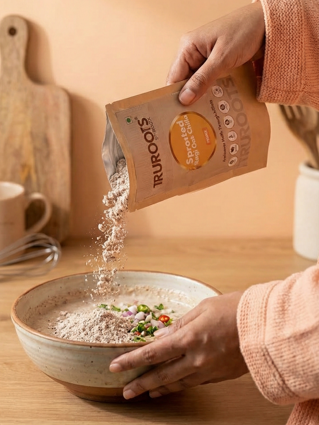 TruRoots Sprouted Ragi Oats Chilla Premix