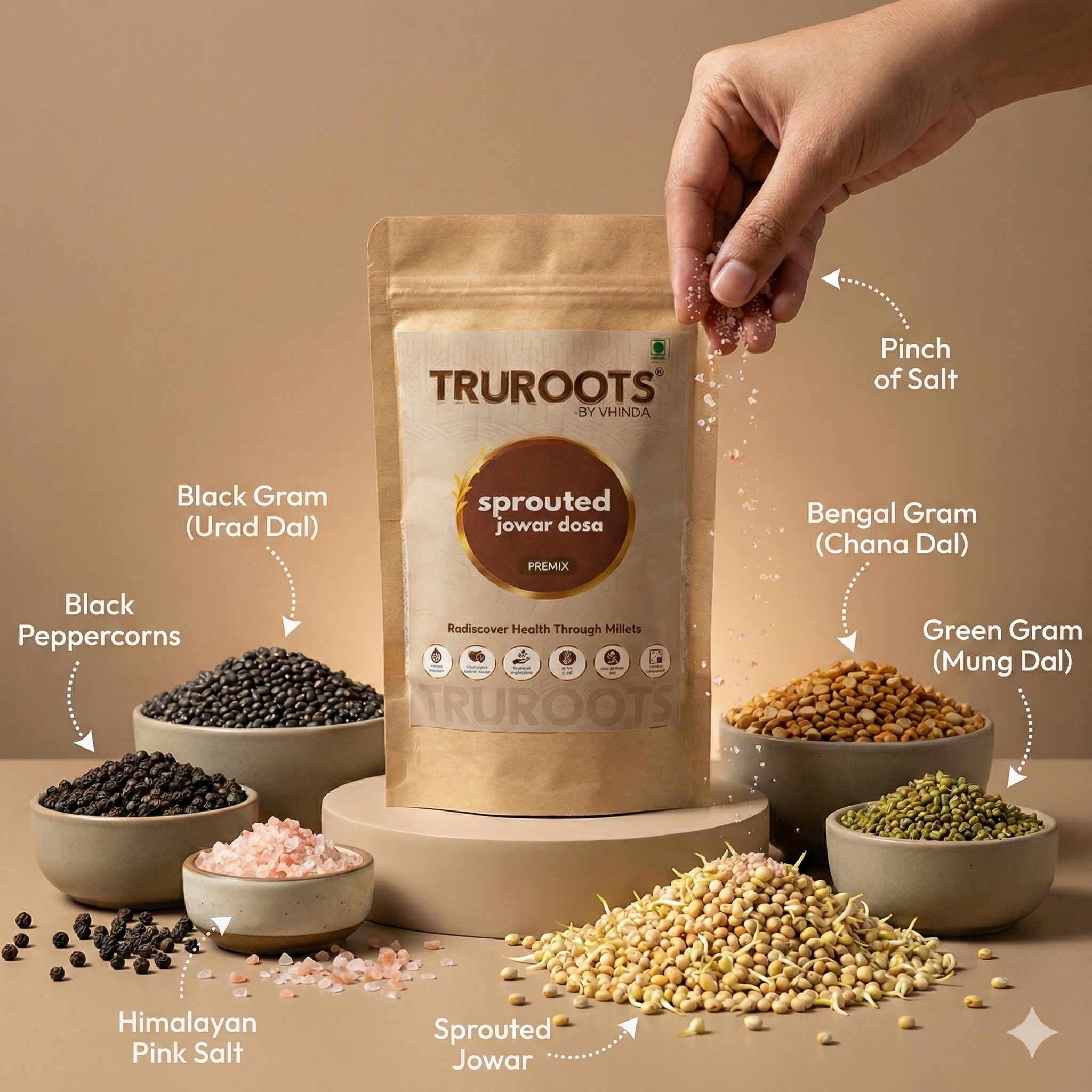 TruRoots Sprouted Jowar Dosa Premix