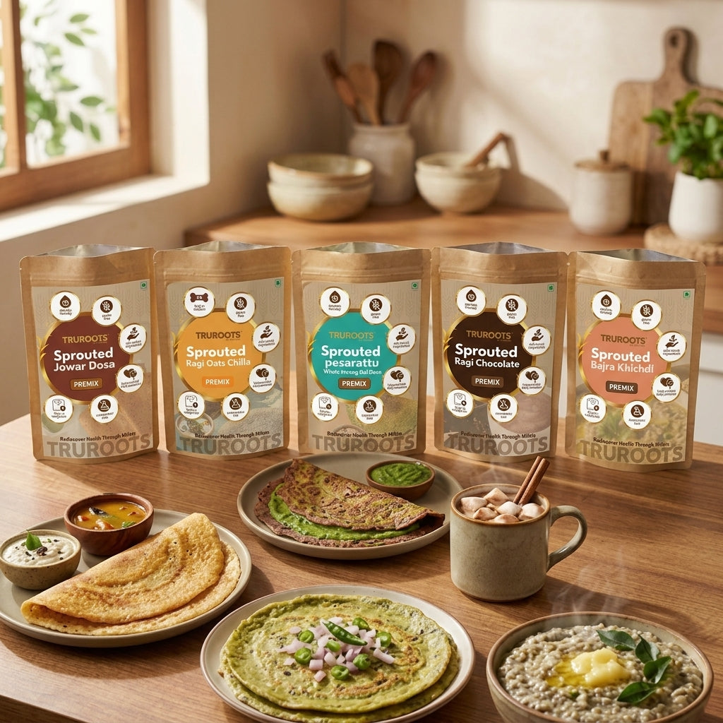 TruRoots Sprouted Millet Combo Pack – Complete Healthy Meal Solution