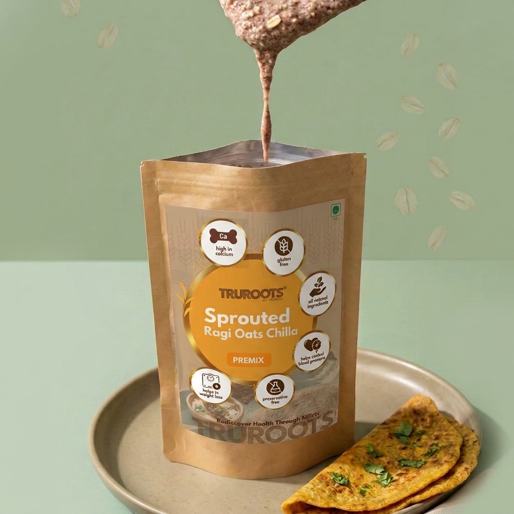 TruRoots Sprouted Ragi Oats Chilla Premix
