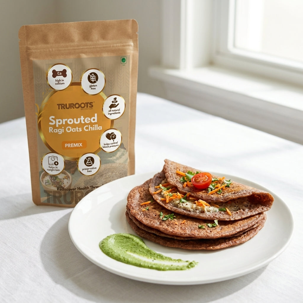 TruRoots Sprouted Ragi Oats Chilla Premix