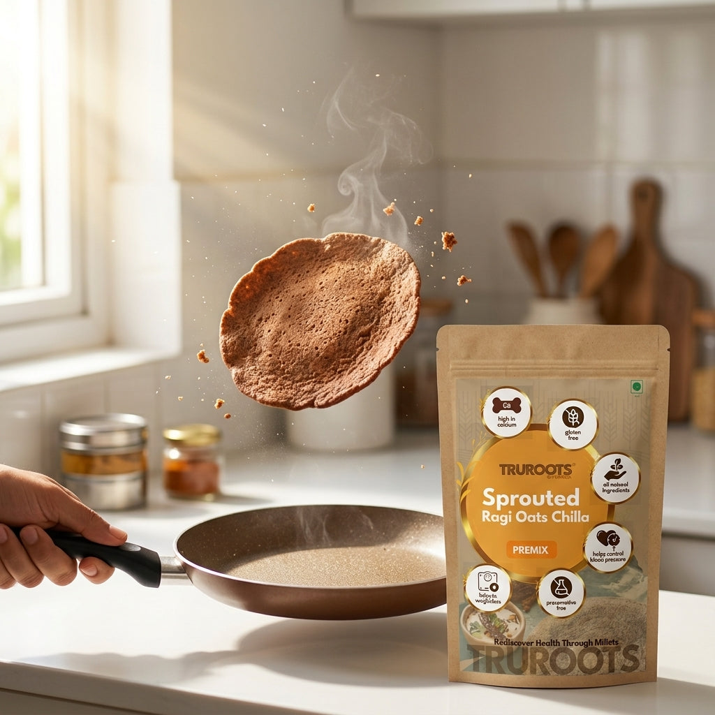 TruRoots Sprouted Ragi Oats Chilla Premix