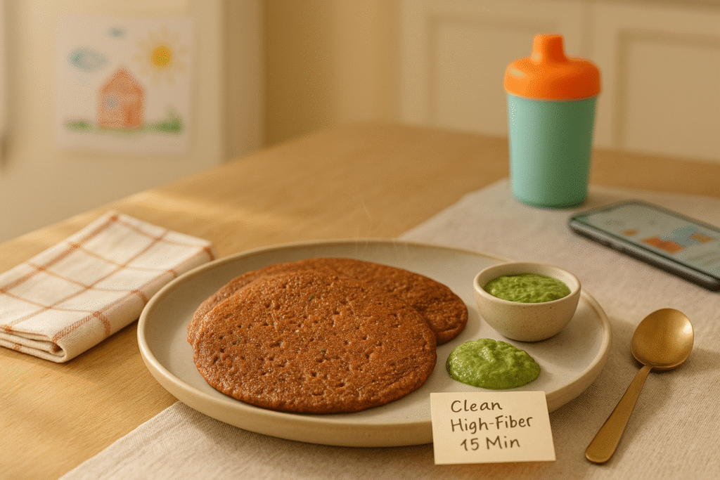 Sprouted Ragi Oats Chilla Premix