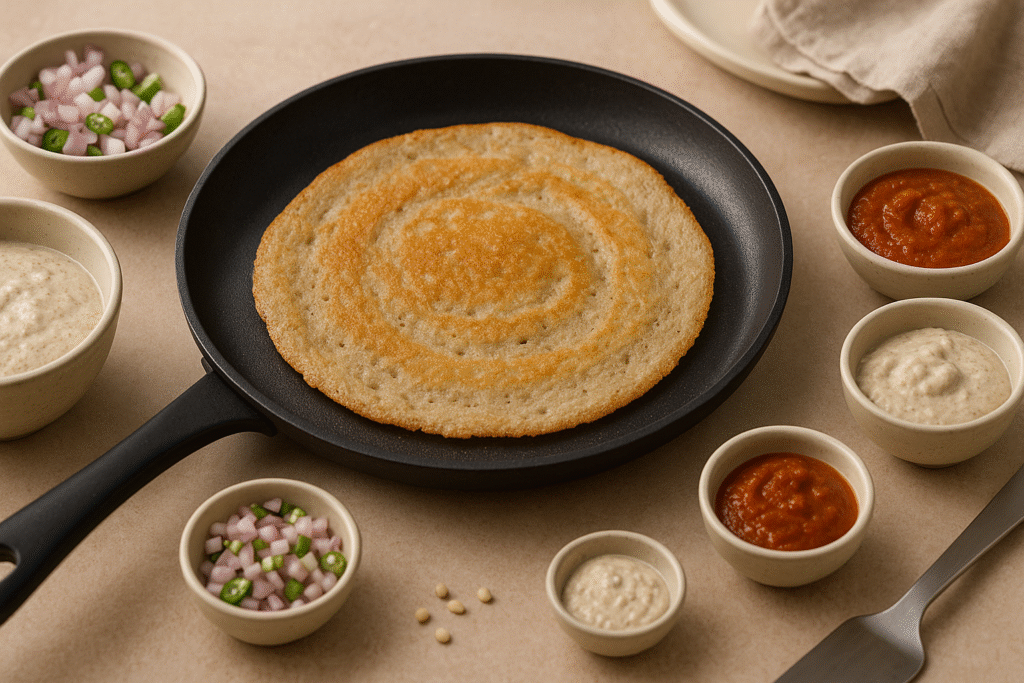Sprouted Jowar Dosa: Crispy, Nutty, and Foolproof