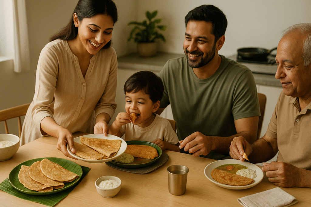 Sprouted Jowar Dosa: A Better Fit for Traditional South Indian Breakfasts