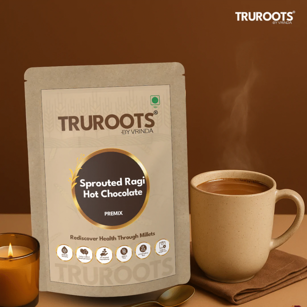 Sprouted Ragi Hot Chocolate Premix