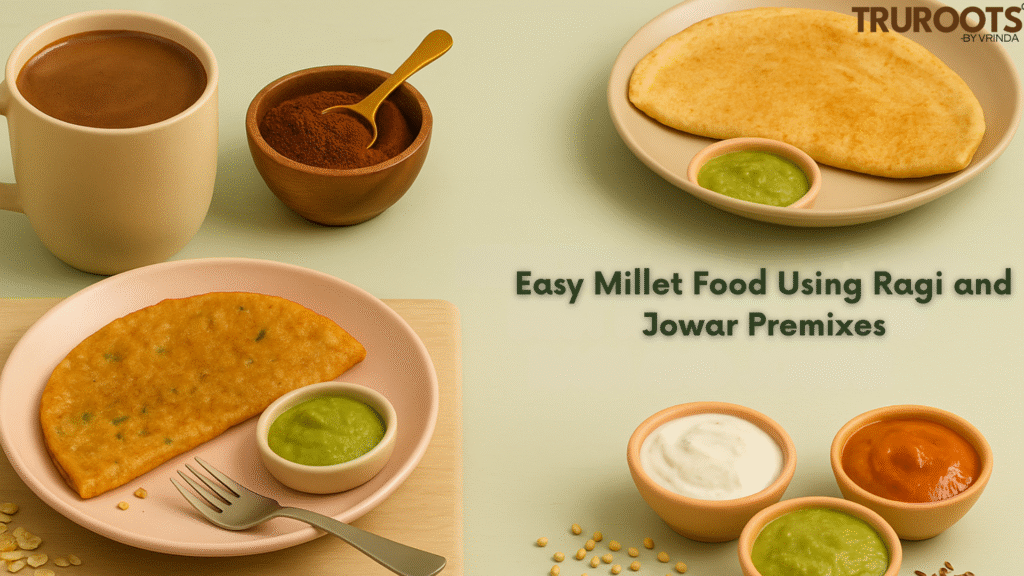 Easy Millet Food Using Ragi and Jowar Premixes